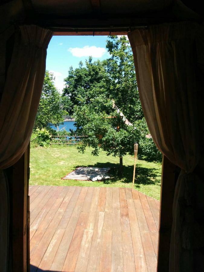 Star Gazing Luxury Yurt With River Views, Off Grid Eco Living Vale do Barco Exterior foto